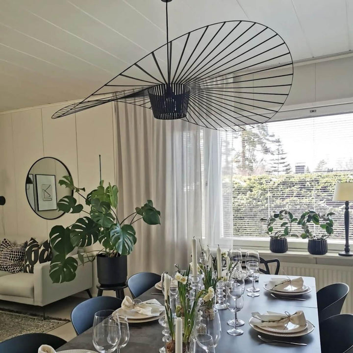 French Vertigo Fiberglass Chandelier Modern Vintage Light | Vinlighting | Vinlighting
