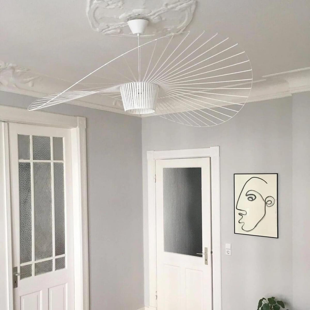 French Vertigo Fiberglass Chandelier Modern Vintage Light | Vinlighting | Vinlighting
