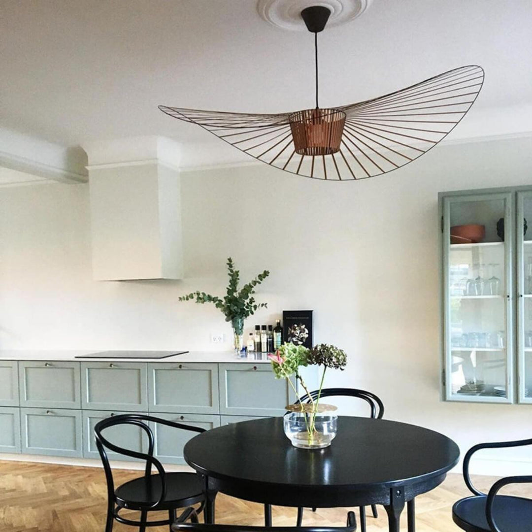 French Vertigo Fiberglass Chandelier Modern Vintage Light | Vinlighting | Vinlighting