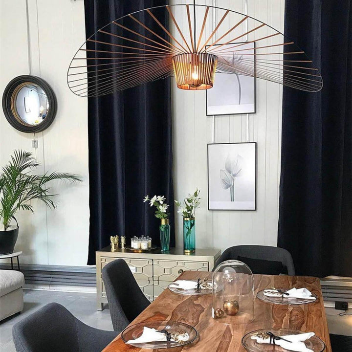 French Vertigo Fiberglass Chandelier Modern Vintage Light | Vinlighting | Vinlighting