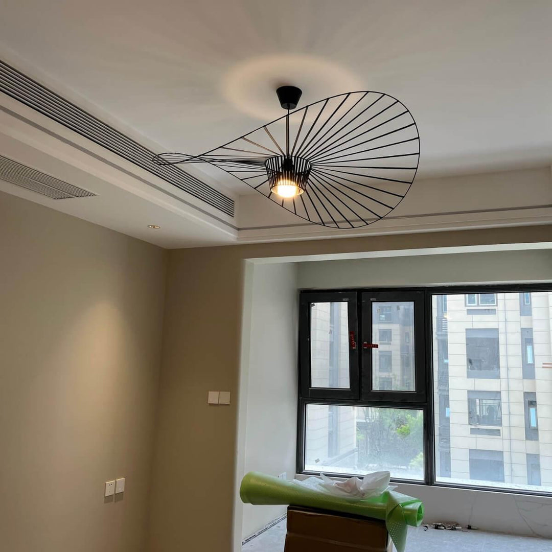 French Vertigo Fiberglass Chandelier Modern Vintage Light | Vinlighting | Vinlighting