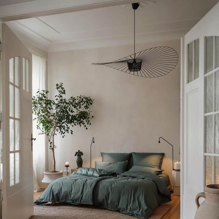 French Vertigo Fiberglass Chandelier Modern Vintage Light | Vinlighting | Vinlighting