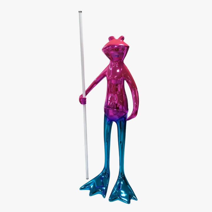 Frogman Art Deco Floor Lamp – Sculptural Decorative Light