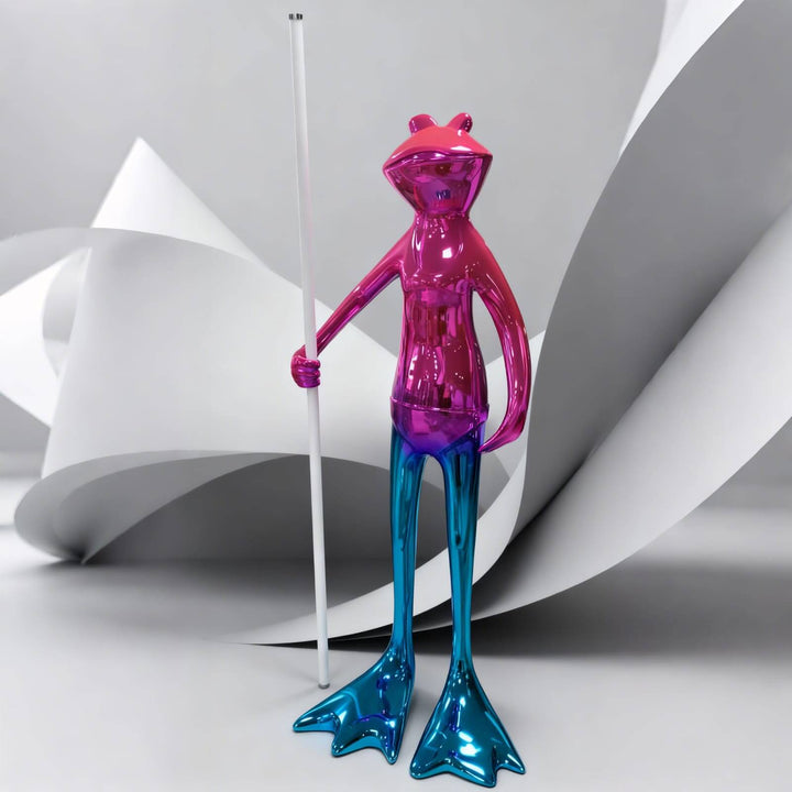 Frogman Art Deco Floor Lamp – Sculptural Decorative Light