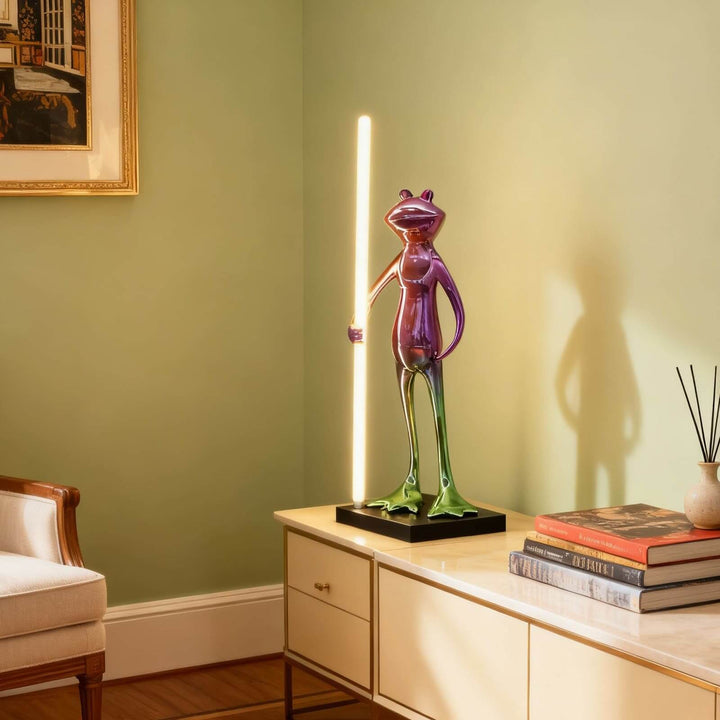 Frogman Table Lamp – Art Deco Interesting Sculptural Light