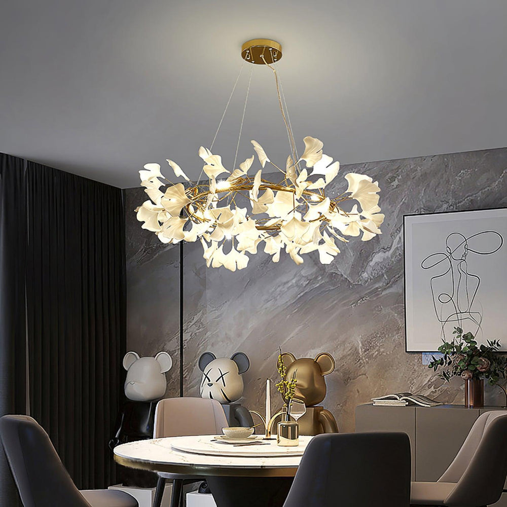 Gingko Chandelier Style D - Round Dining Table Light | Vinlighting | Vinlighting