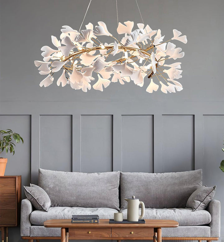 Gingko Chandelier Style E - Modern French Country Lighting | Vinlighting | Vinlighting