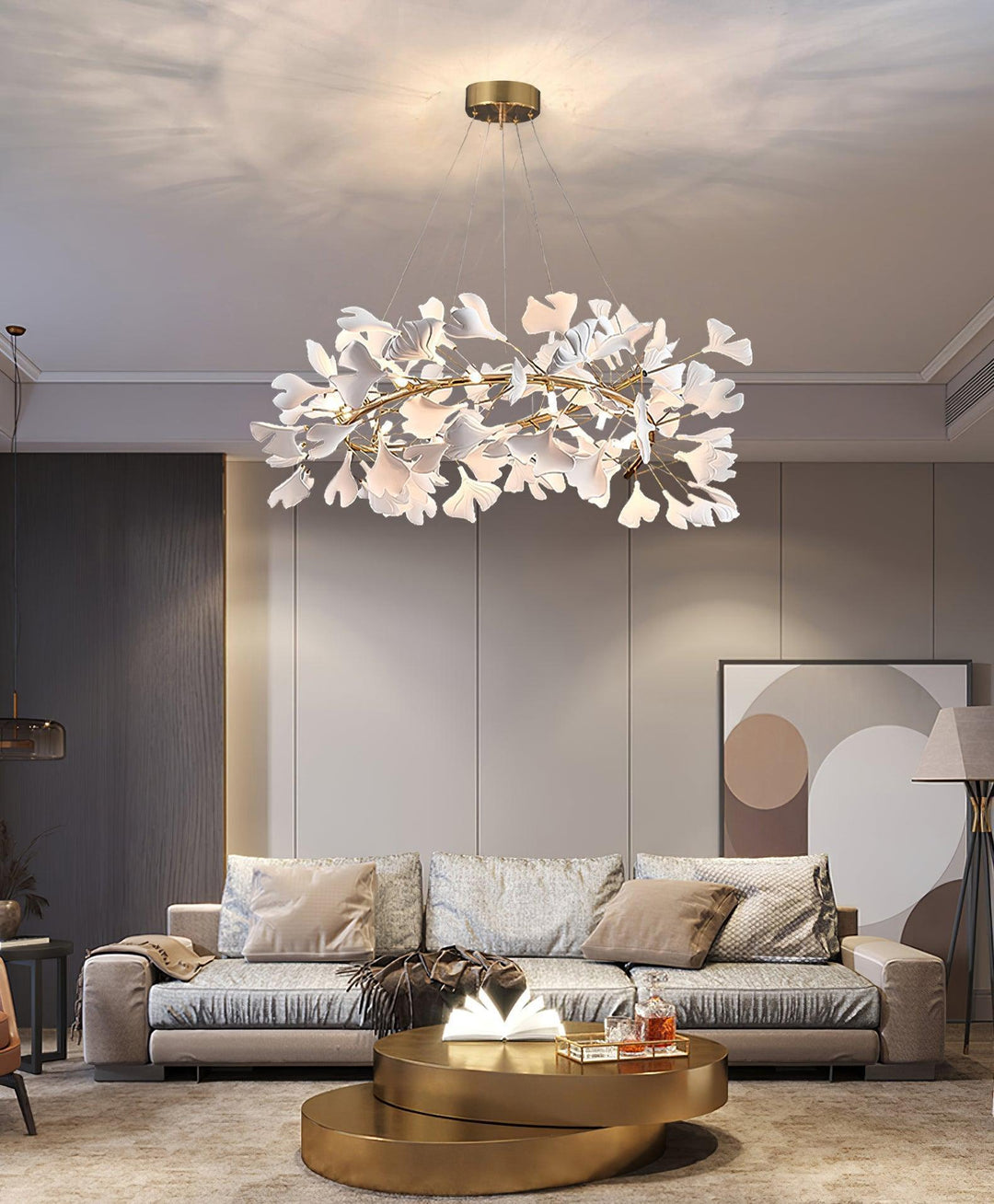 Gingko Chandelier Style E - Modern French Country Lighting | Vinlighting | Vinlighting