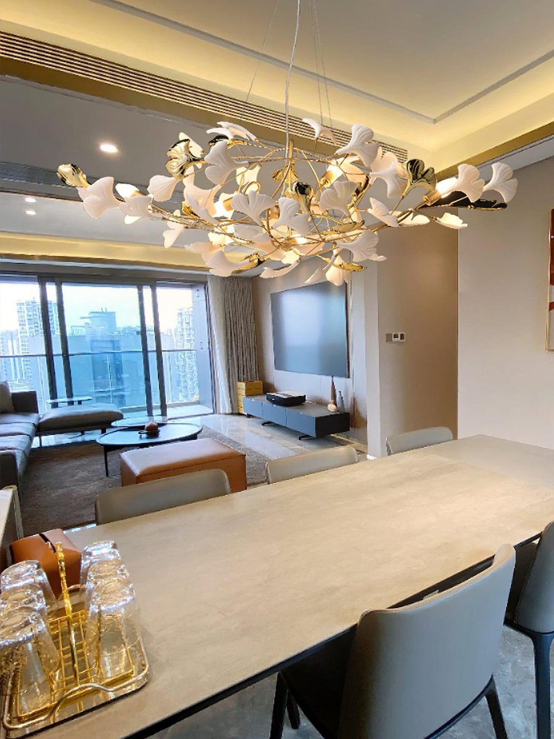 Gingko Chandelier Style F | Modern Bedroom Kitchen Light | Vinlighting | Vinlighting