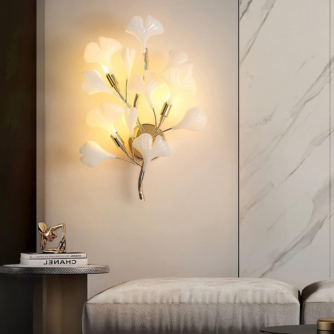 Gingko Sonia Wall Lamp - Mid Century Ceramic Sconce Light | Vinlighting | Vinlighting