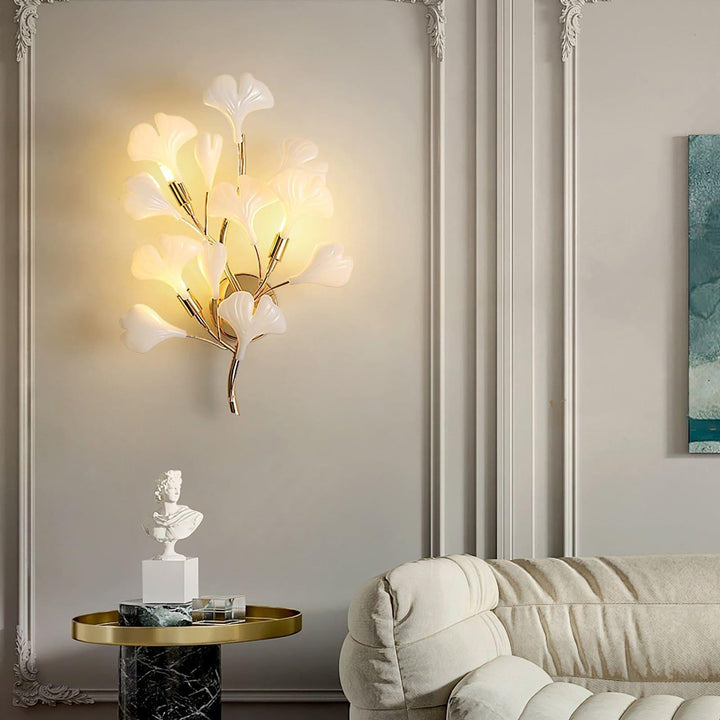 Gingko Sonia Wall Lamp - Mid Century Ceramic Sconce Light | Vinlighting | Vinlighting