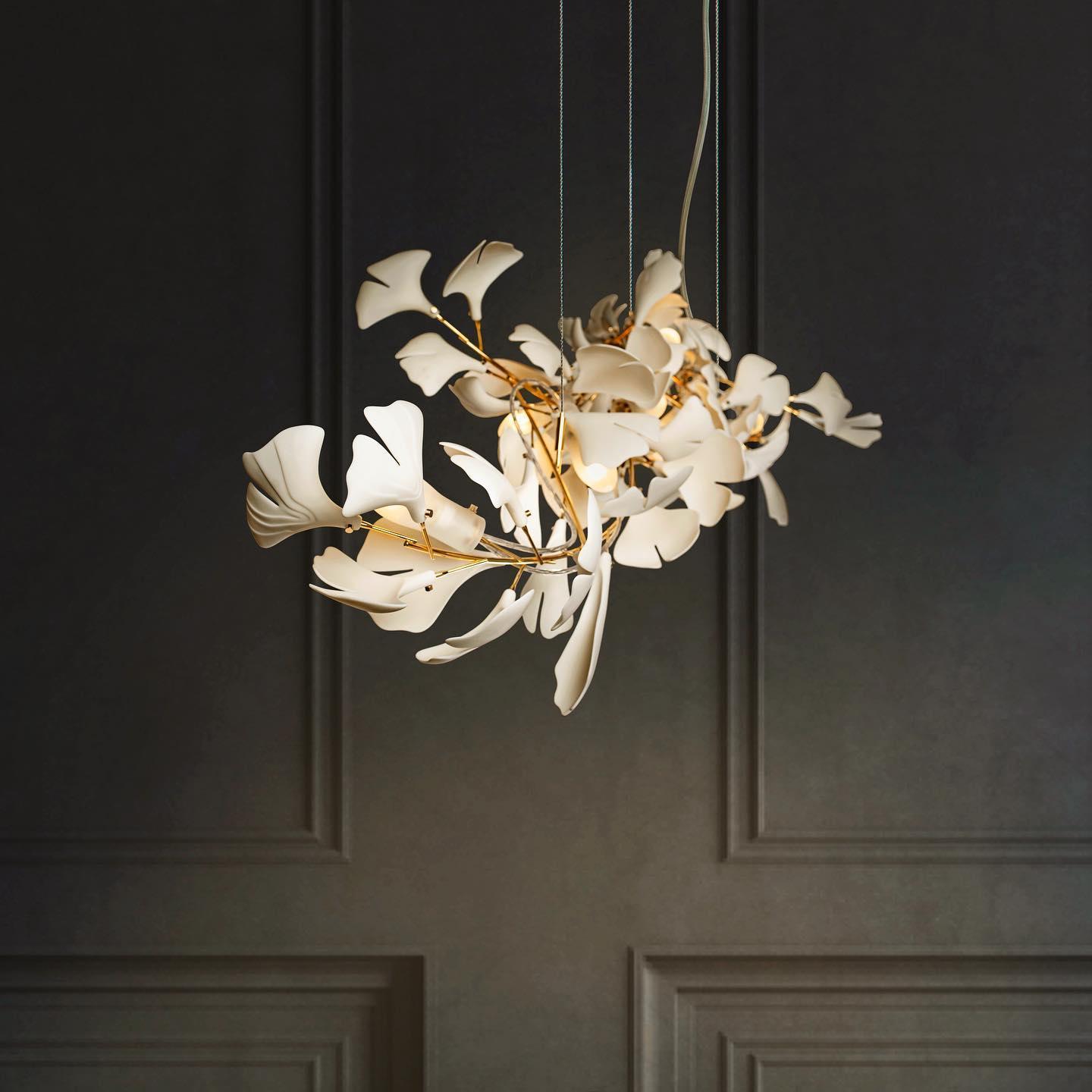 Gingko Chandelier Style B - Vinlighting