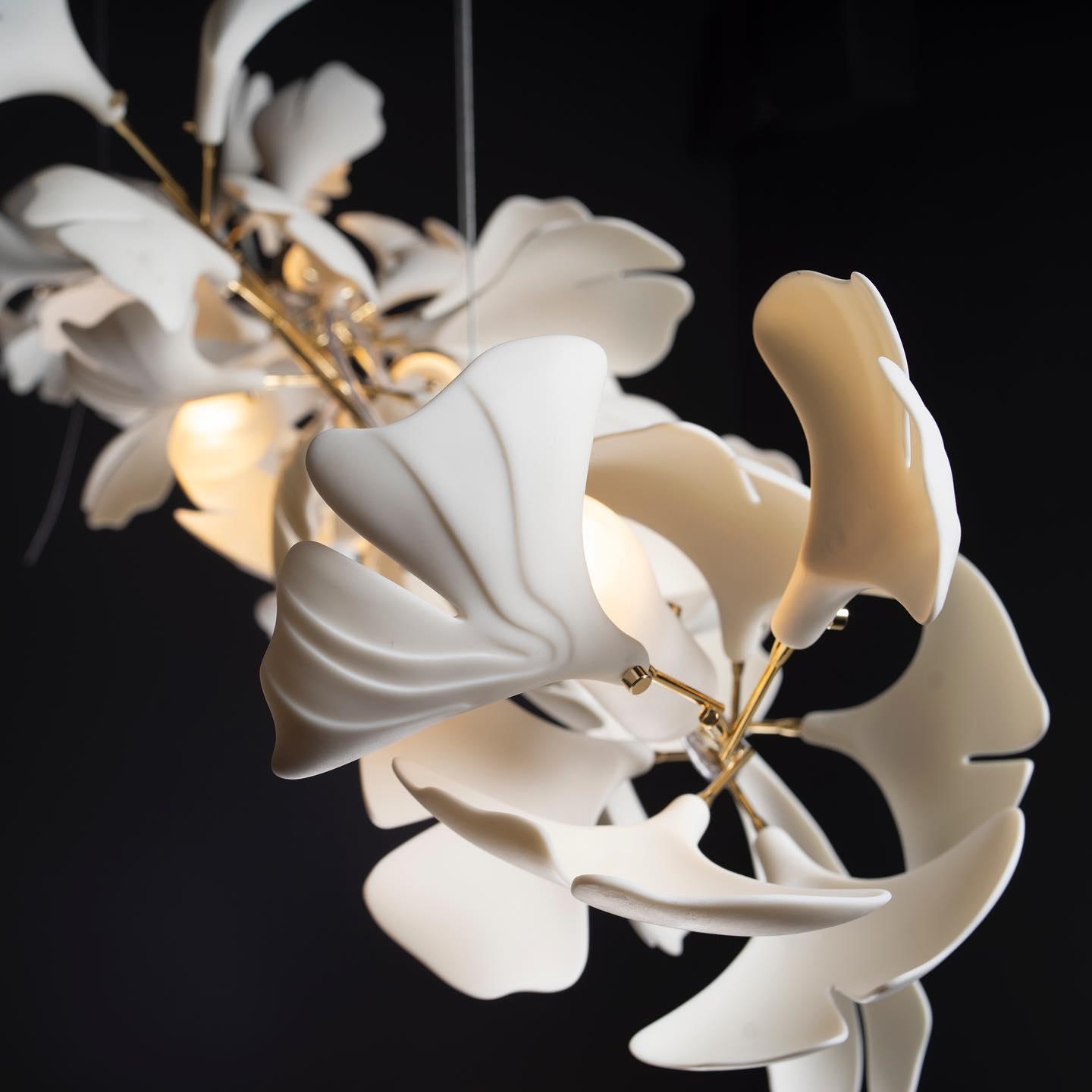 Gingko Chandelier Style B - Vinlighting