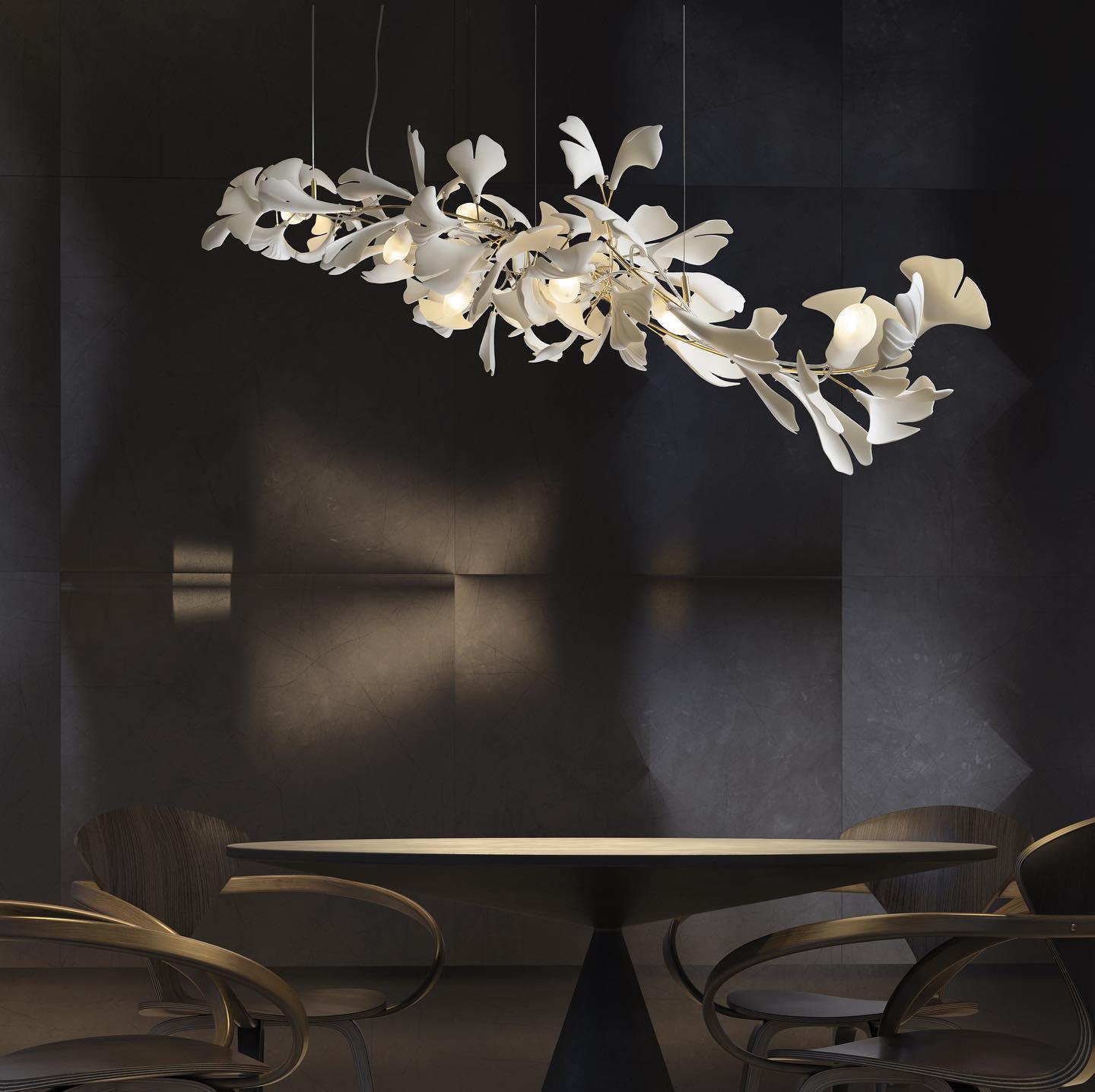 Gingko Chandelier Style B - Vinlighting