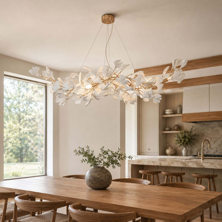 Gingko Chandelier Style C