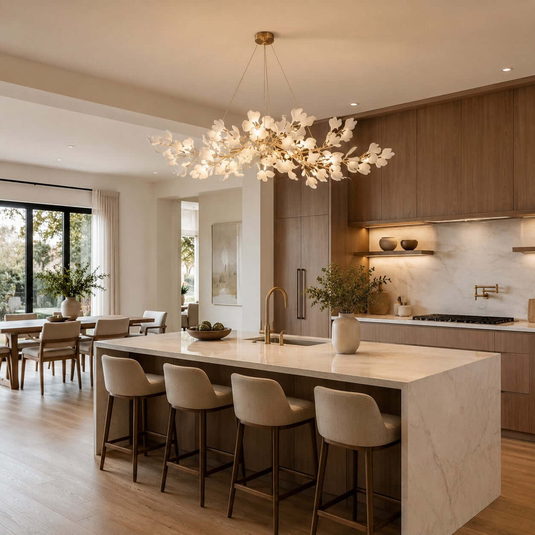 Gingko Chandelier Style C