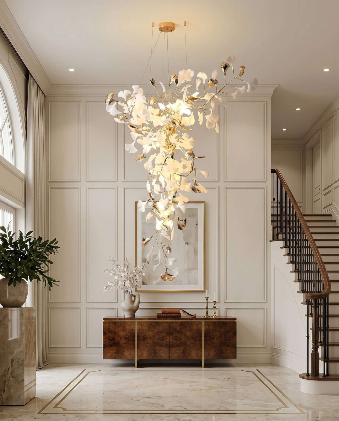 Gingko Chandelier Style M
