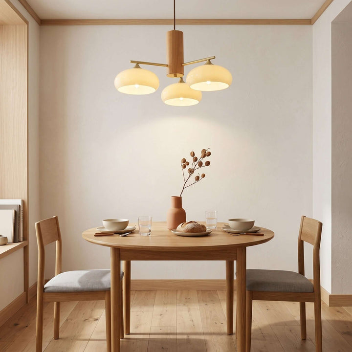 Glass Persimmon Chandelier