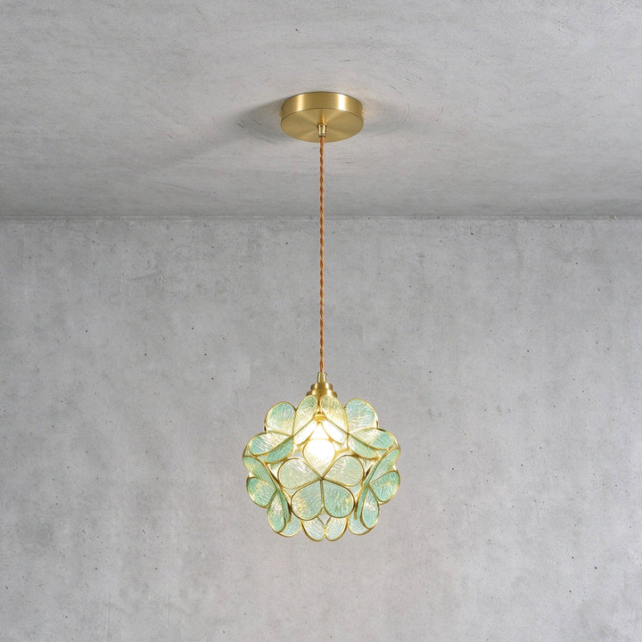 Glass Petal Pendant Light