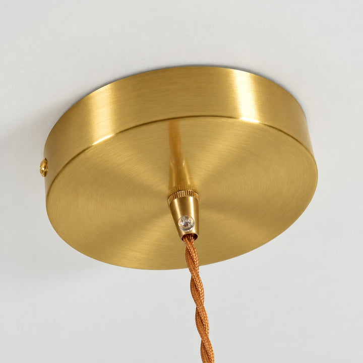 Glass Petal Pendant Light