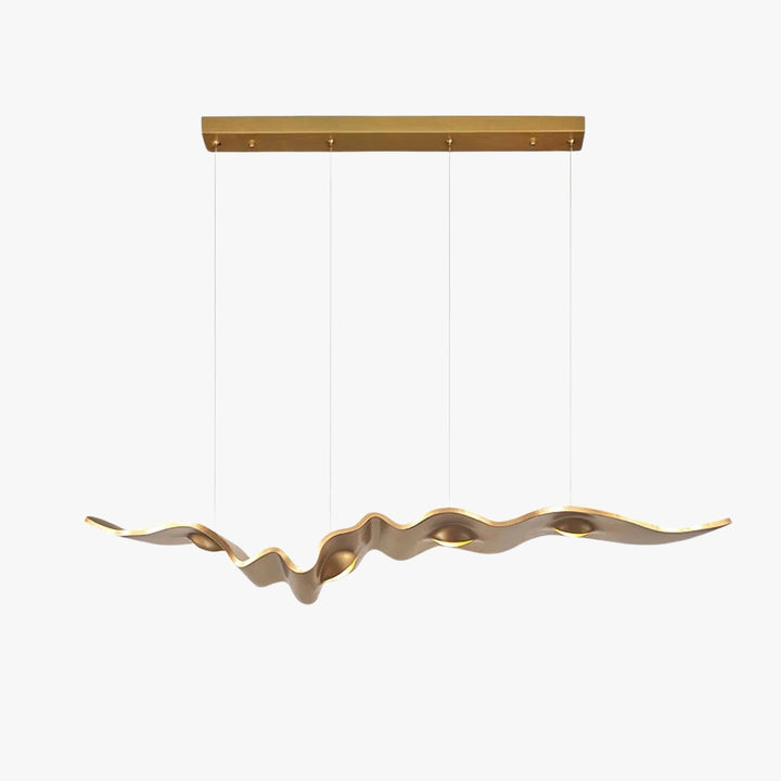 Gold Ribbon Chandelier – Modern Elegance with Soft, Stylish Lighting | Vinlighting | Vinlighting