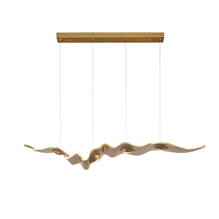 Gold Ribbon Chandelier – Modern Elegance with Soft, Stylish Lighting | Vinlighting | Vinlighting