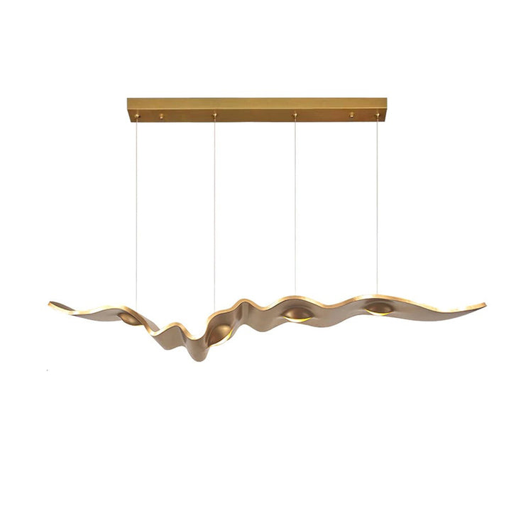 Gold Ribbon Chandelier – Modern Elegance with Soft, Stylish Lighting | Vinlighting | Vinlighting
