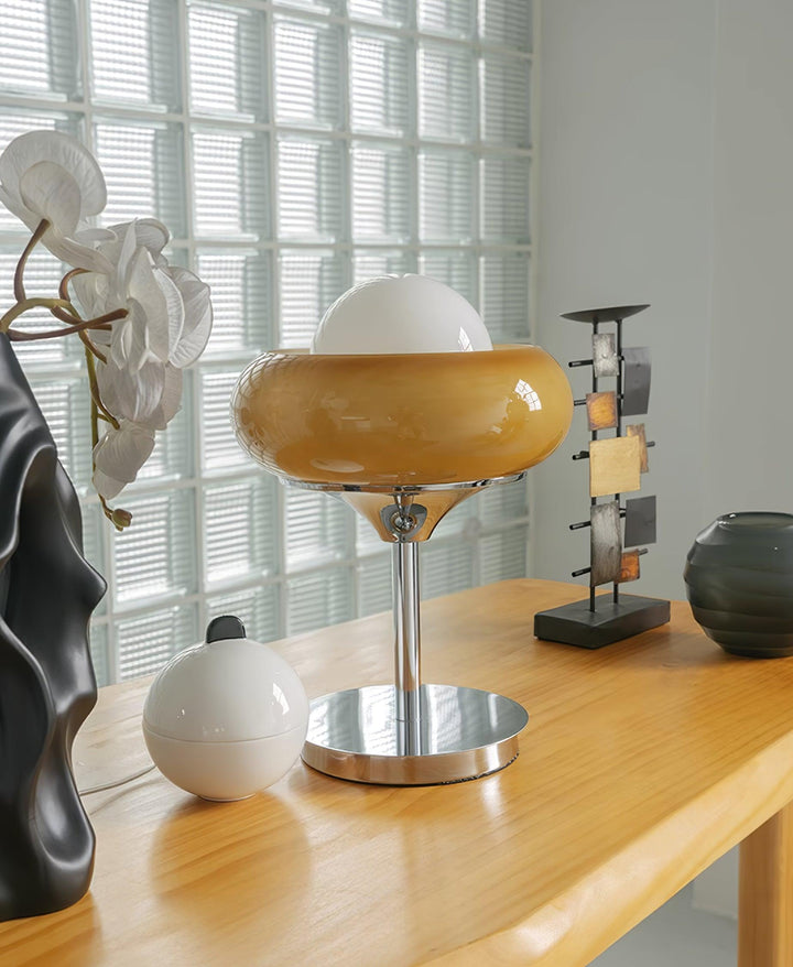 Guzzini Glass Vintage Table Lamp - Vinlighting | Vinlighting | Vinlighting