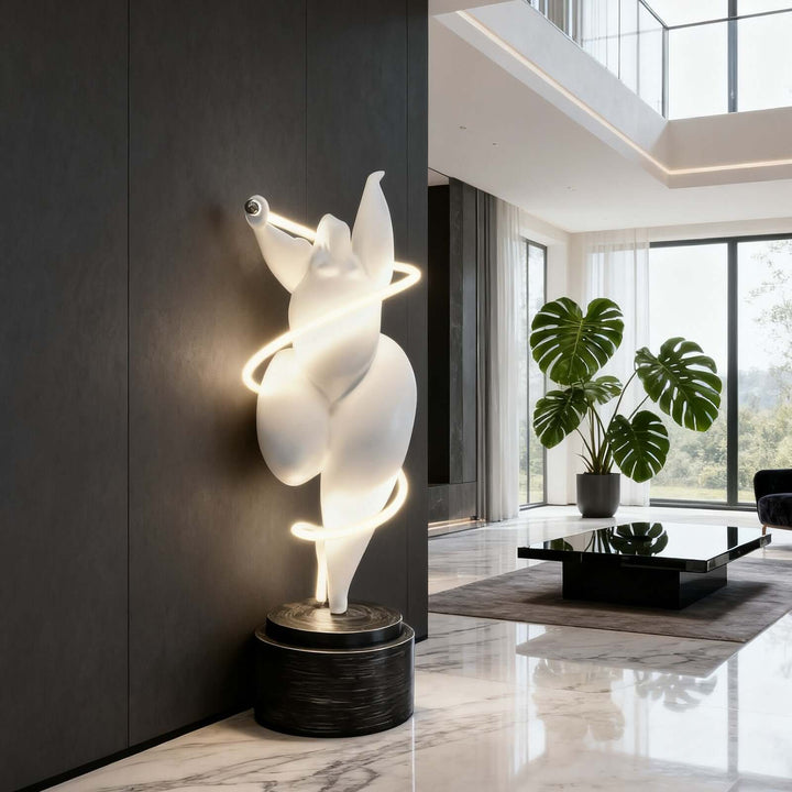 Haromi Sculpture Floor Lamp – Living Room Art Deco Floor Lamp