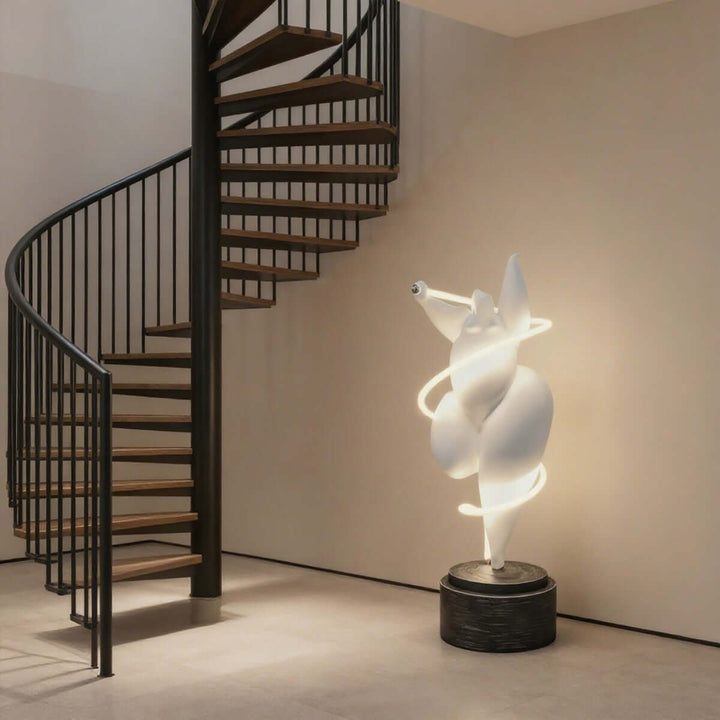 Haromi Sculpture Floor Lamp – Living Room Art Deco Floor Lamp