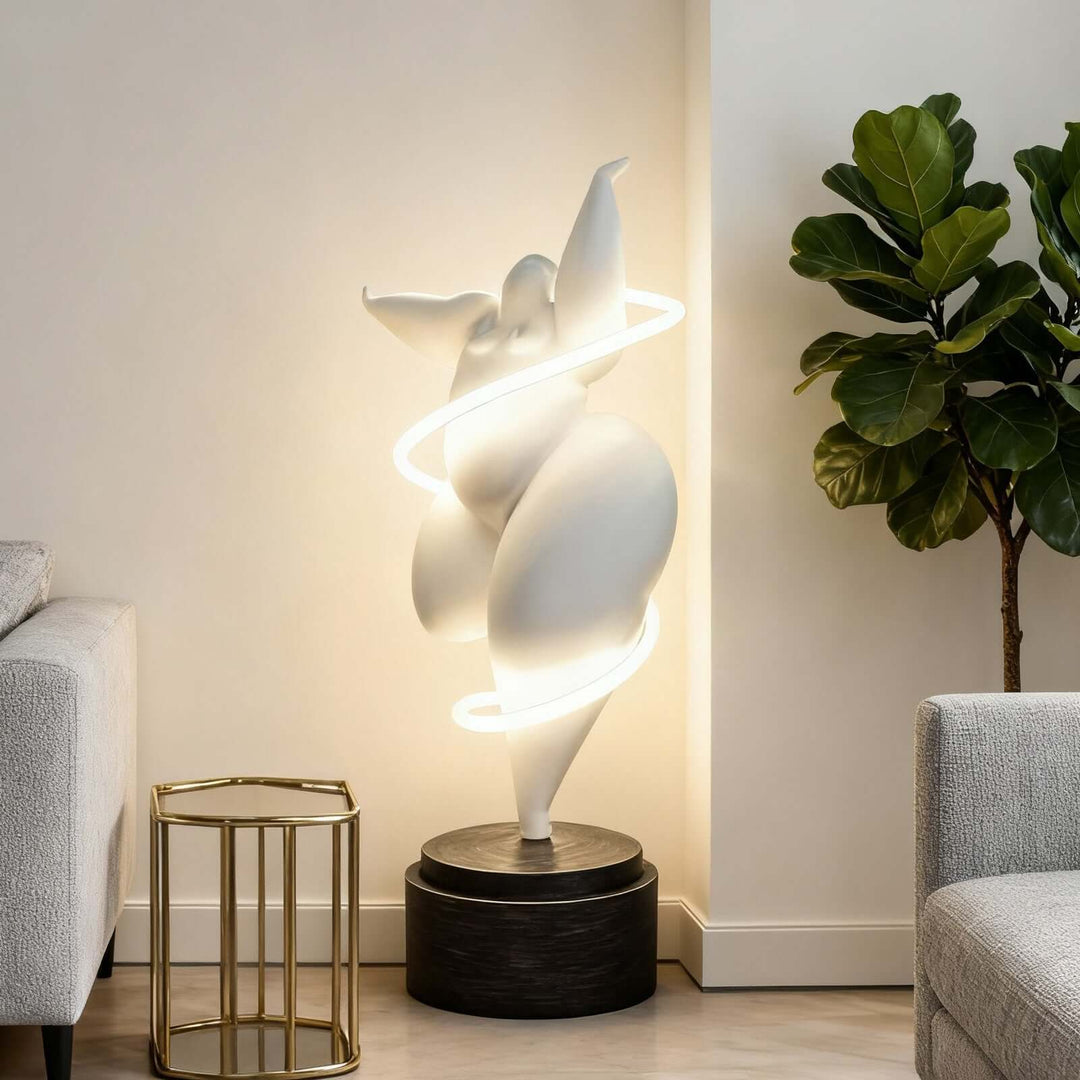 Haromi Sculpture Floor Lamp – Living Room Art Deco Floor Lamp