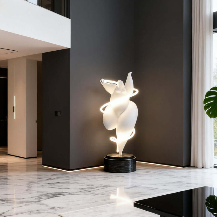 Haromi Sculpture Floor Lamp – Living Room Art Deco Floor Lamp