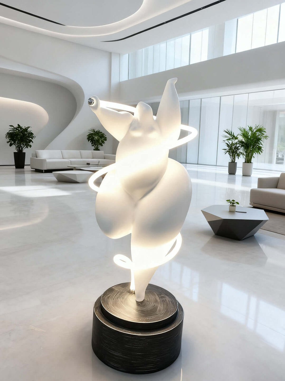 Haromi Sculpture Floor Lamp – Living Room Art Deco Floor Lamp