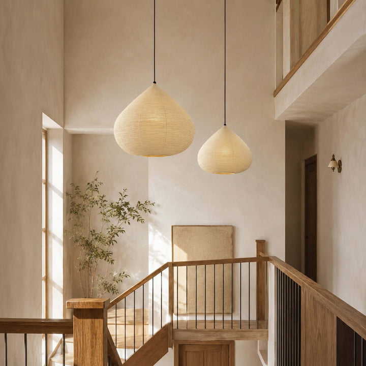 Harumi Pendant Light | japanese Paper Light for Dining Tables