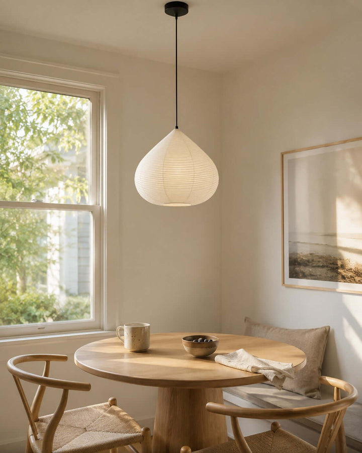 Harumi Pendant Light | japanese Paper Light for Dining Tables