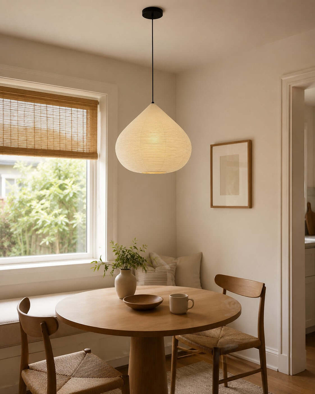 Harumi Pendant Light | japanese Paper Light for Dining Tables