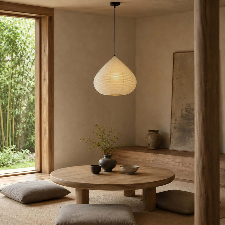 Harumi Pendant Light | japanese Paper Light for Dining Tables