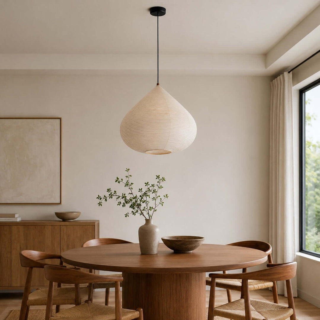 Harumi Pendant Light | japanese Paper Light for Dining Tables