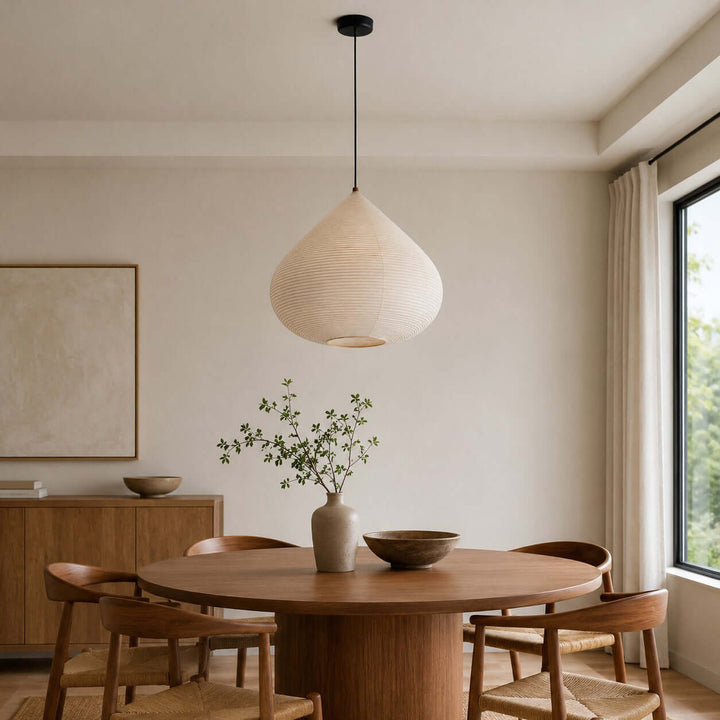 Harumi Pendant Light | japanese Paper Light for Dining Tables