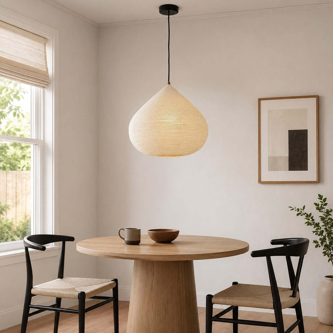 Harumi Pendant Light | japanese Paper Light for Dining Tables