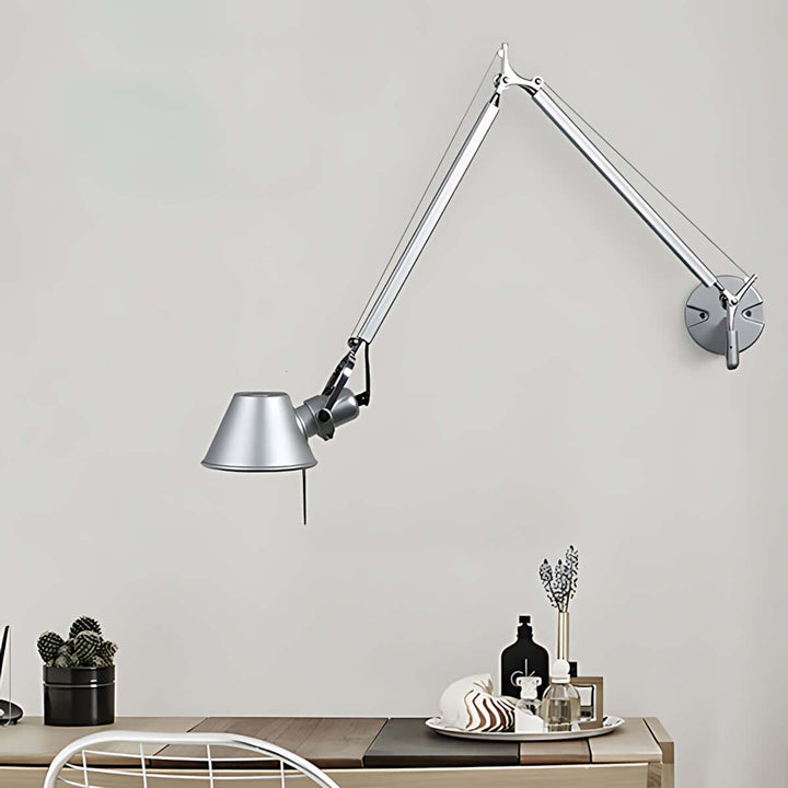 Hexauro Wall Sconce – Simple Unique Industrial Reading Lamp