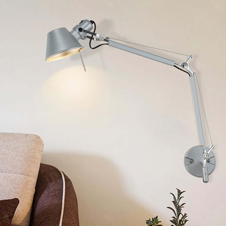 Hexauro Wall Sconce – Simple Unique Industrial Reading Lamp