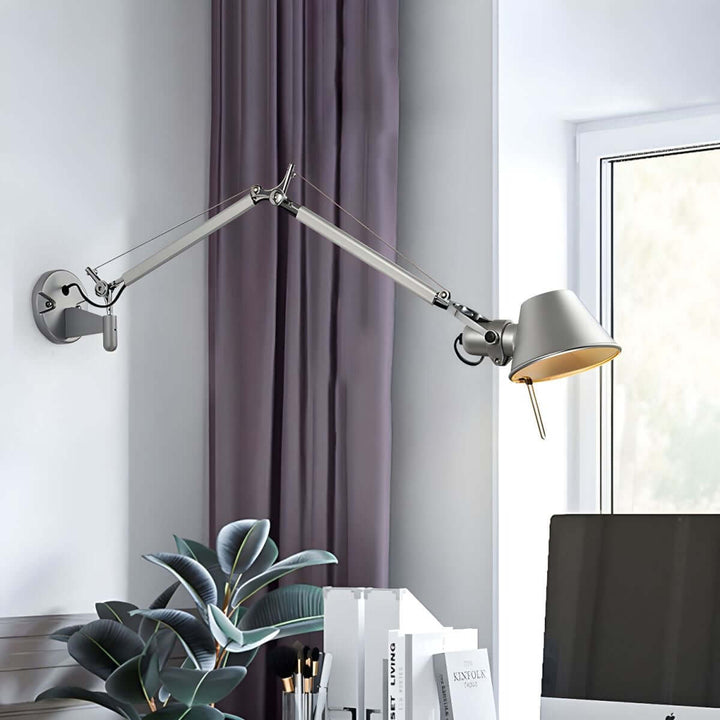 Hexauro Wall Sconce – Simple Unique Industrial Reading Lamp