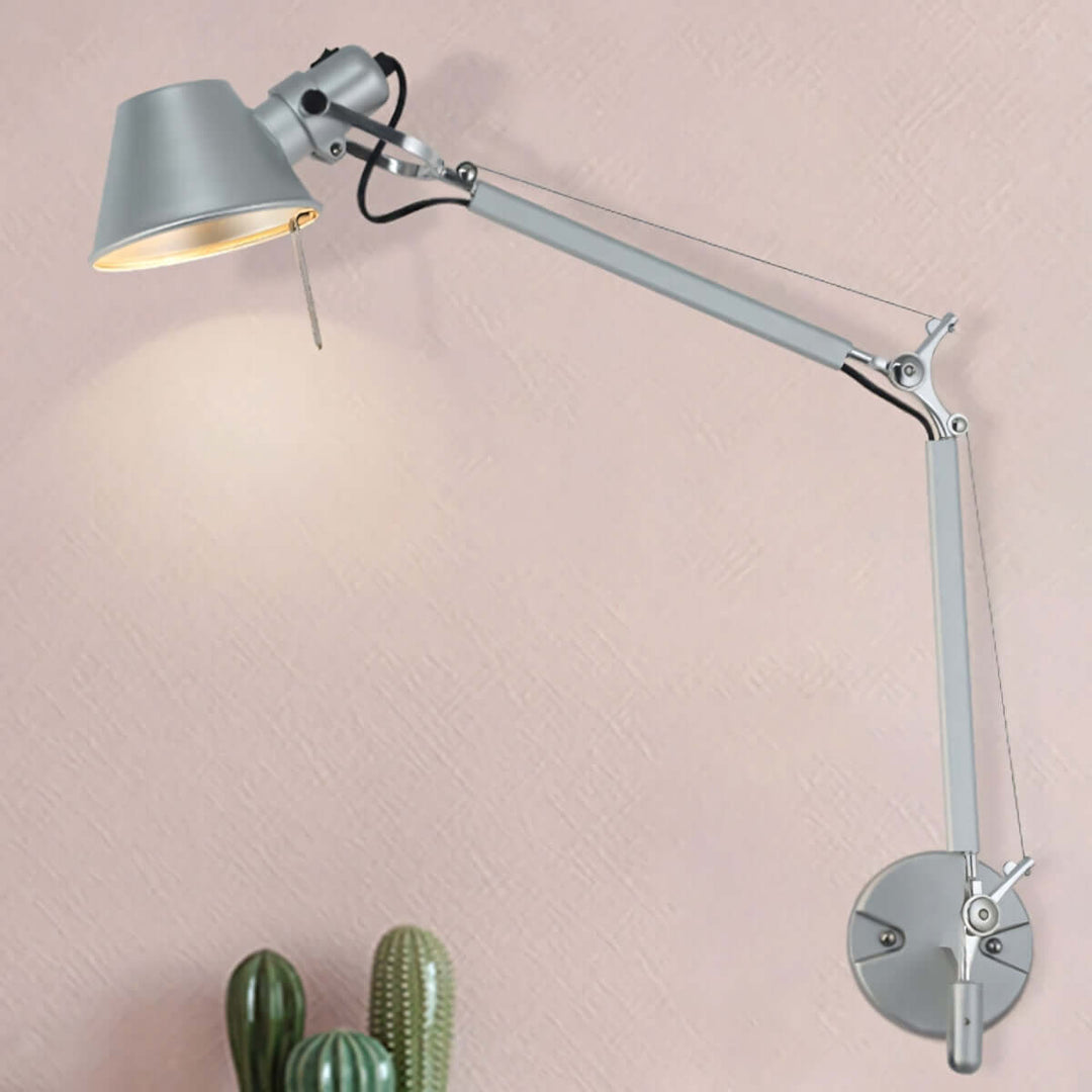 Hexauro Wall Sconce – Simple Unique Industrial Reading Lamp
