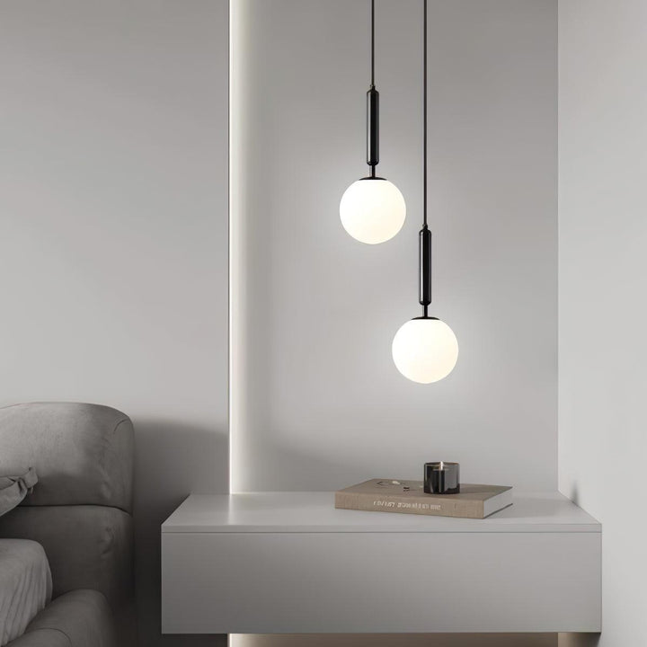 Holly Bar Pendant Light | Modern Glass & Brass Hanging for Bathroom | Vinlighting | Vinlighting