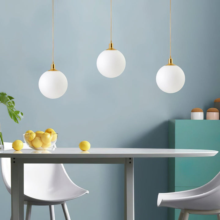 Holly Bar Pendant Light | Modern Glass & Brass Hanging for Bathroom | Vinlighting | Vinlighting