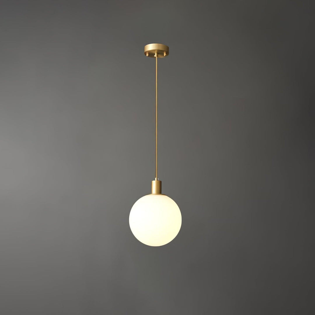 Holly Bar Pendant Light | Modern Glass & Brass Hanging for Bathroom | Vinlighting | Vinlighting