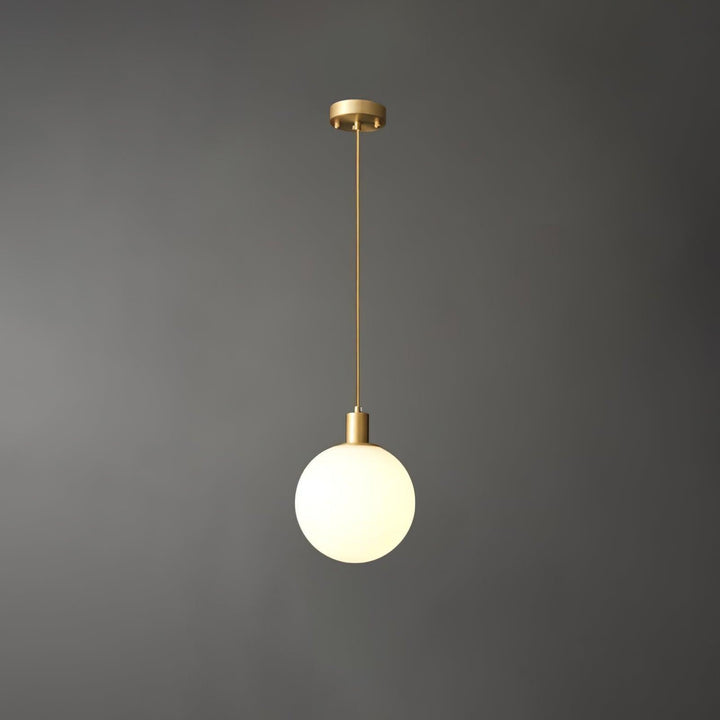 Holly Bar Pendant Light | Modern Glass & Brass Hanging for Bathroom | Vinlighting | Vinlighting