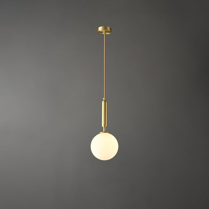 Holly Bar Pendant Light | Modern Glass & Brass Hanging for Bathroom | Vinlighting | Vinlighting