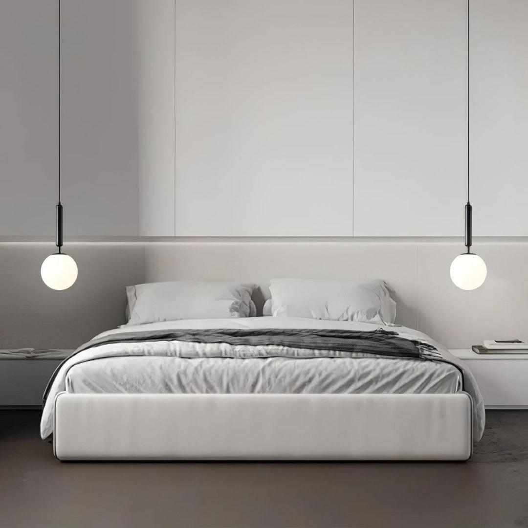 Holly Bar Pendant Light | Modern Glass & Brass Hanging for Bathroom | Vinlighting | Vinlighting